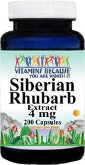Rhubarb Extract 4mg 200 Capsules D666648