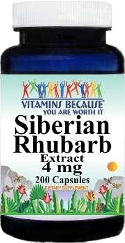 Rhubarb Extract 4mg 200 Capsules D666648
