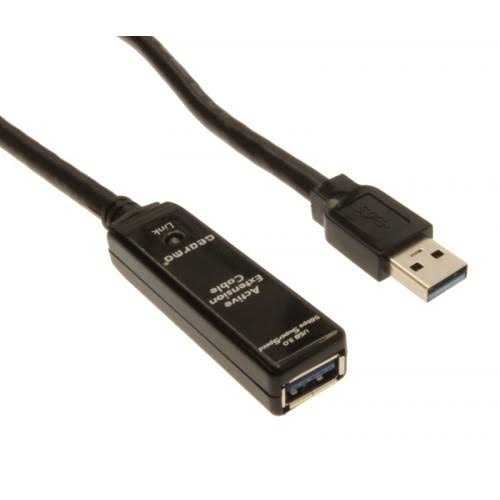 USB 3.0 Extension Cable 65ft. A-Male to A-Female with Power Amplifer AC Adapter E963