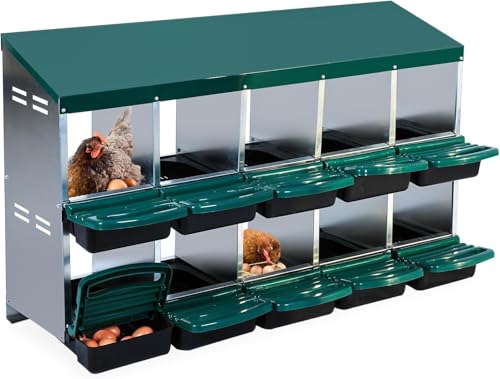6 Holes Metal Chicken Nesting Boxes A390