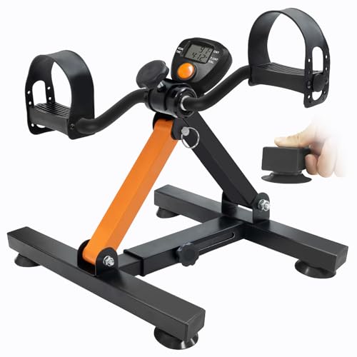 Adjustable Foldable Pedal Exerciser with Suction Cup Feet D395