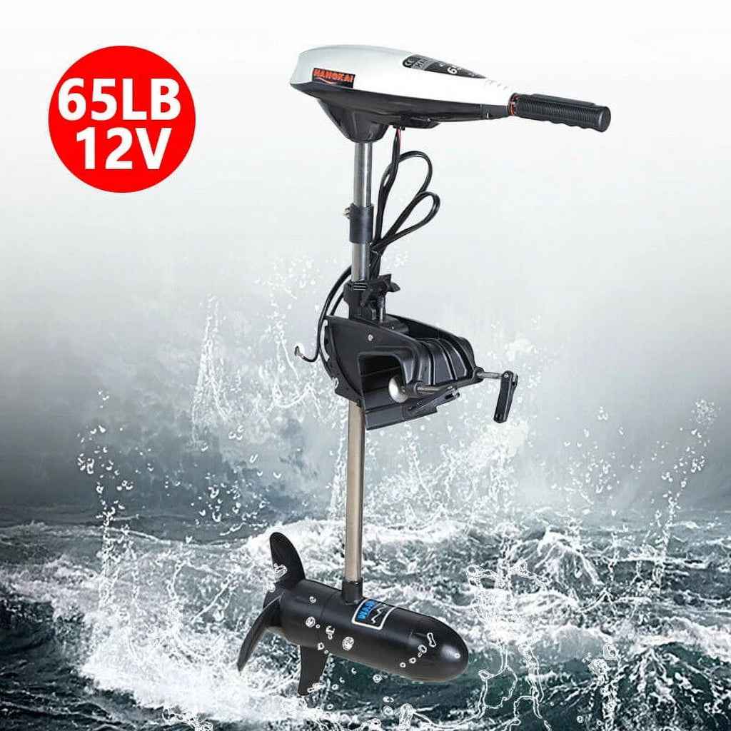 65LBS 12V Electric Trolling Outboard Motor D15707
