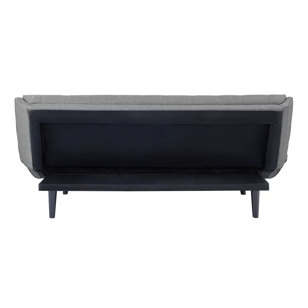 Grey Tufted Fabric Sofa Bed S485309