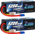 3S Lipo Battery 5200mAh 11.1V 80C with EC3 Plug Hard Case Battery (2 Pack) B221238