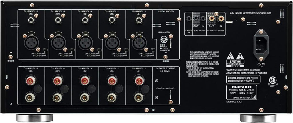 5-Channel Power Amplifier with Gold-Plated Terminals E405758