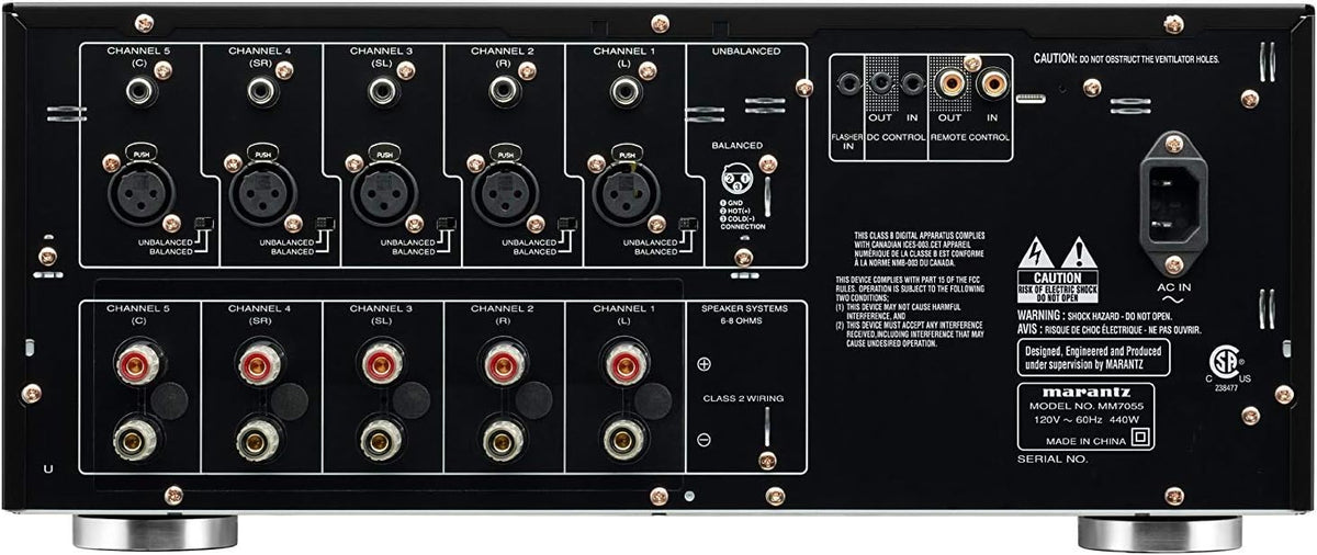5-Channel Power Amplifier with Gold-Plated Terminals E405758