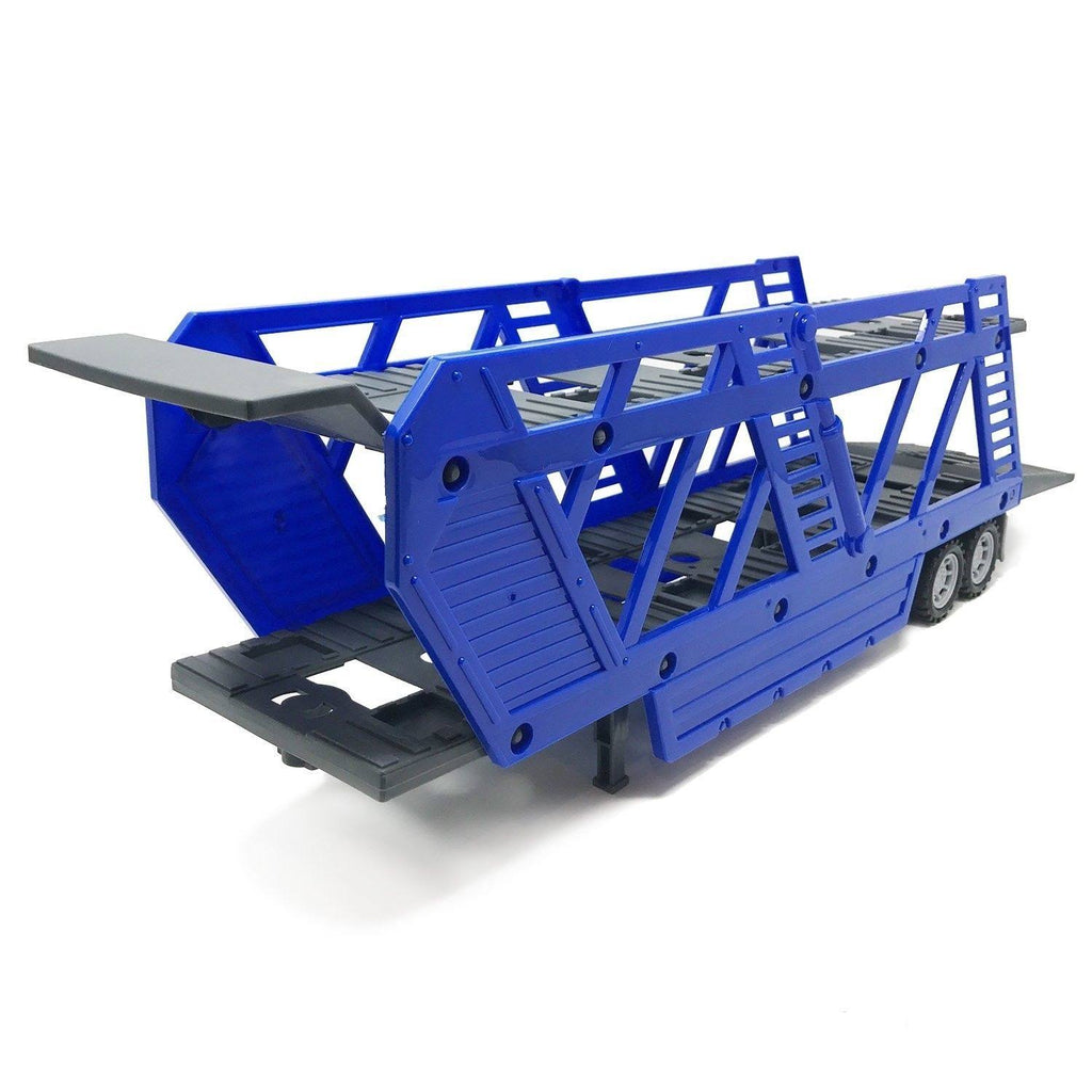 5-in-1 Truck Carrier Toy Trailer with Construction Signs U499