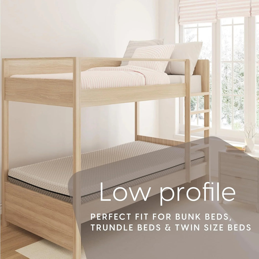 5 in. Memory Foam Mattress Twin Dual-Sided M389