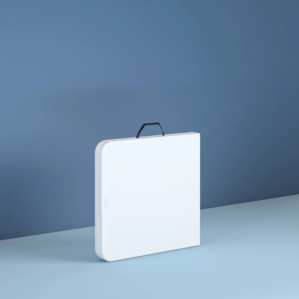 6 Foot Folding Table White Speckle F236