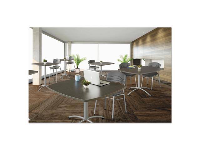 Mahogany/Black Round Table Y77353