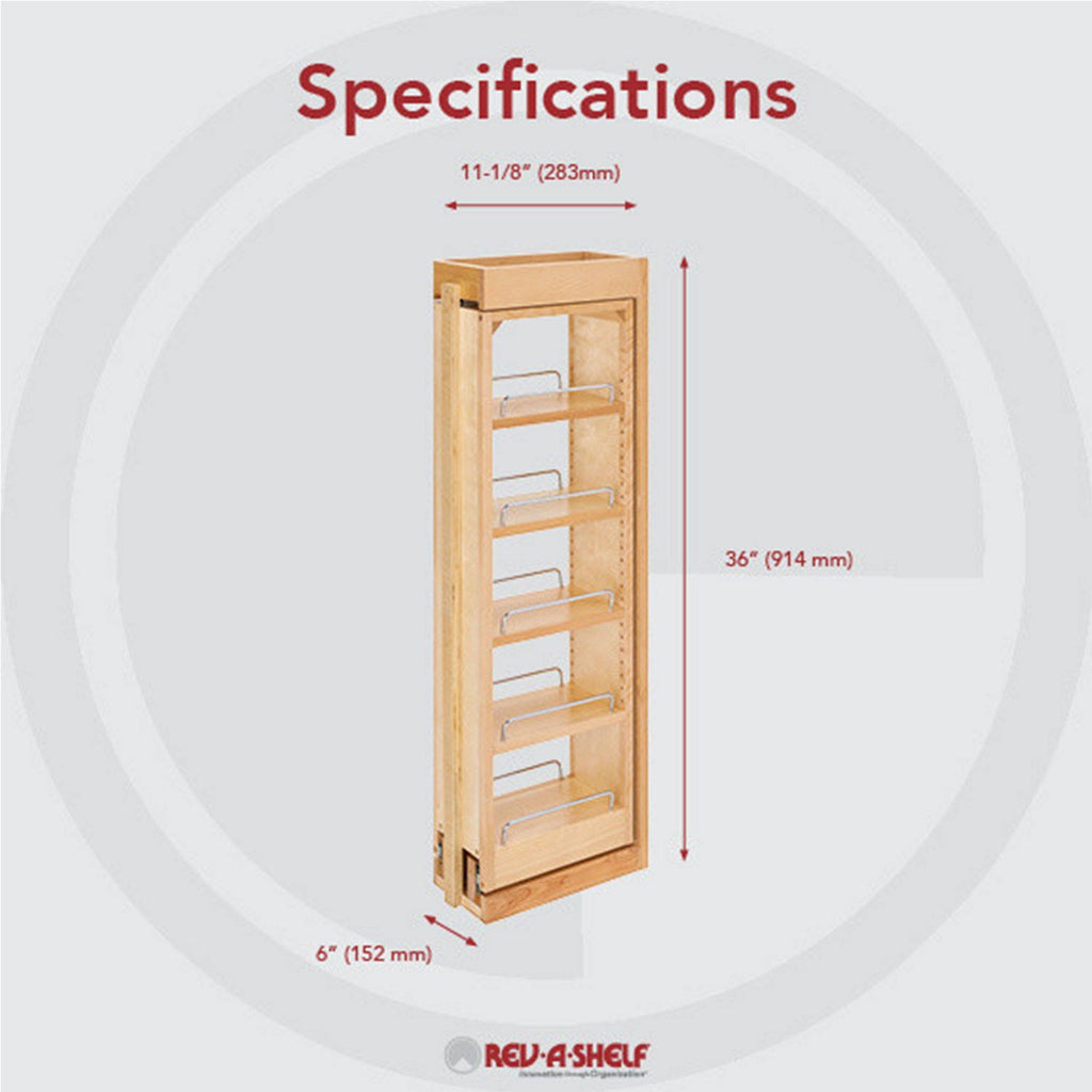 Pull-Out Between Cabinet Wall Filler U66828