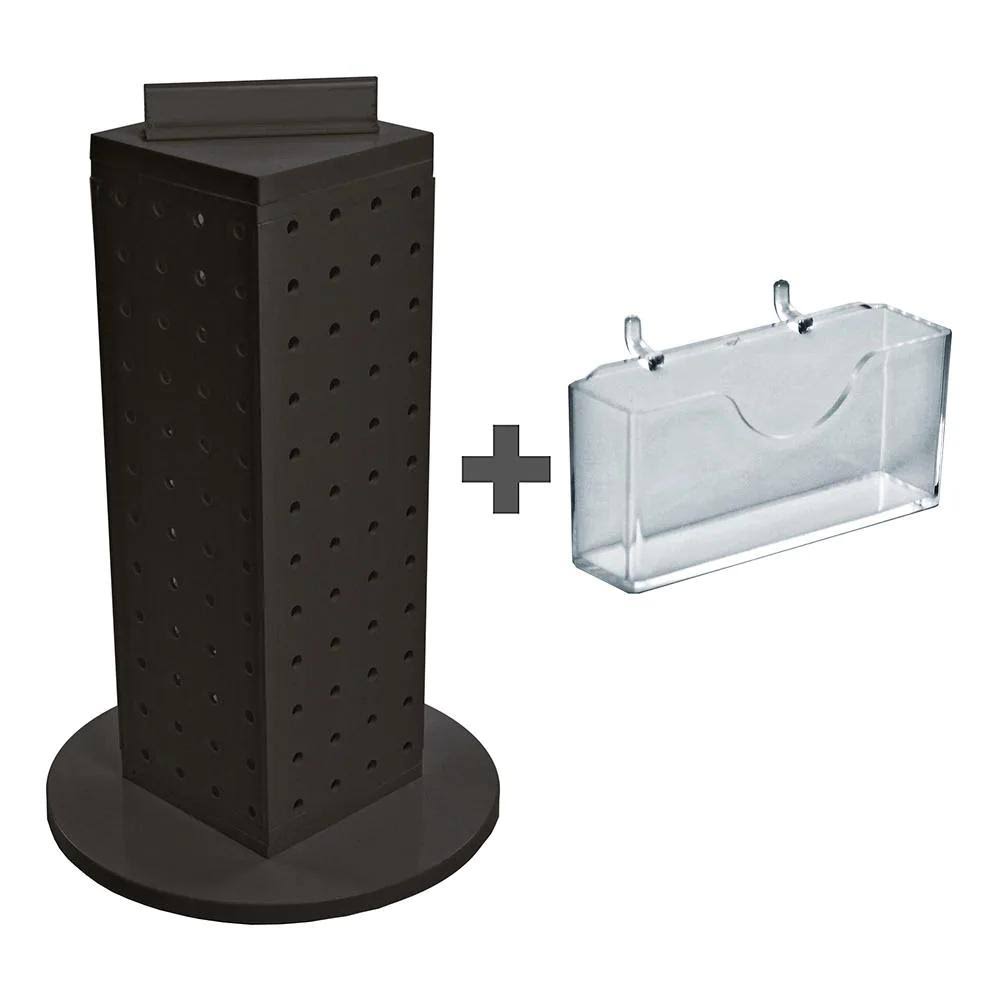 Four-Sided 16 Pocket Revolving Pegboard R547689