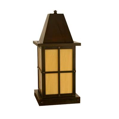 1-Light Hardwired Pier Mount Light, Antique Copper Y6297