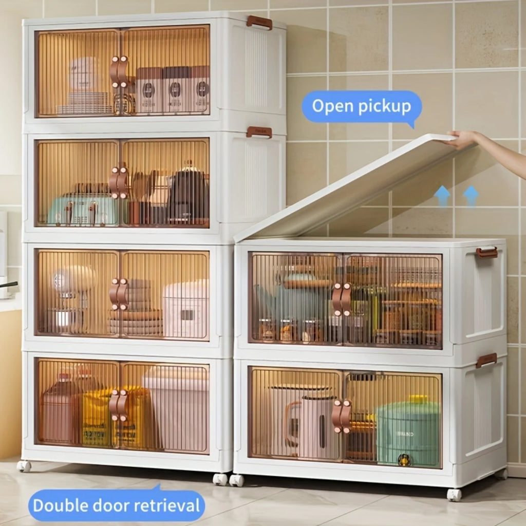 5-layer folding plastic storage box Q5030