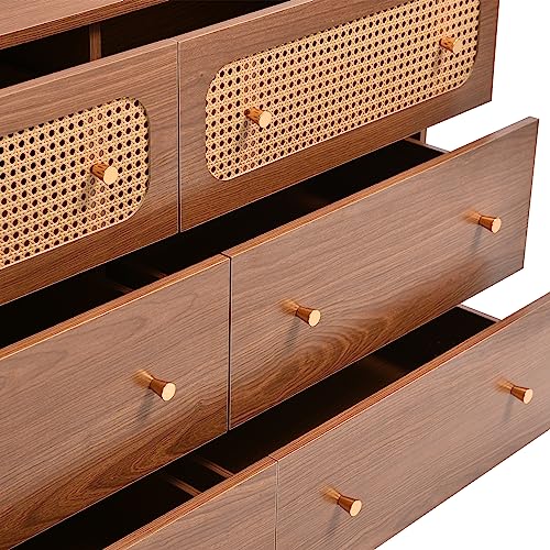 6 Drawer Rattan Dresser M134135