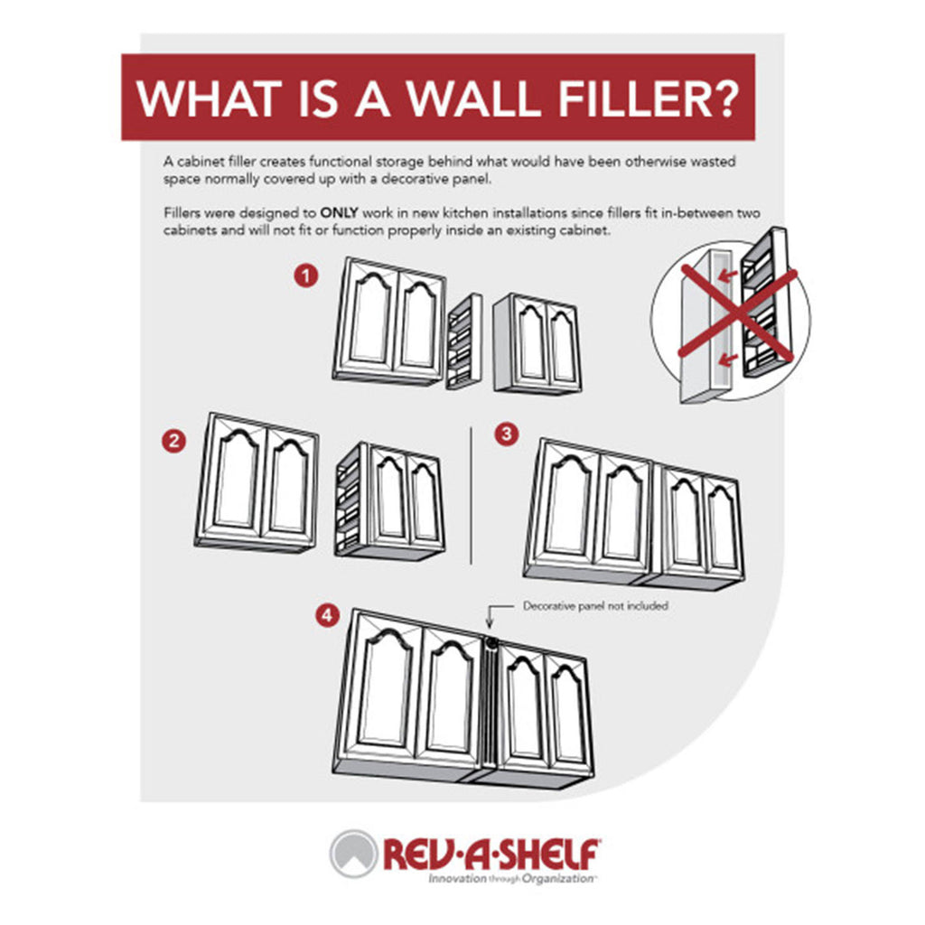 Pull-Out Between Cabinet Wall Filler U66828