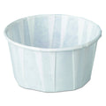 4 oz White Pleated Paper Portion Cup W445