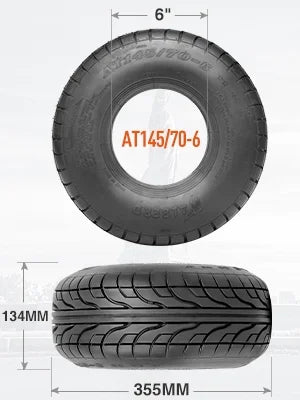145/70-6 Go Kart ATV Tires Set 2 O9921