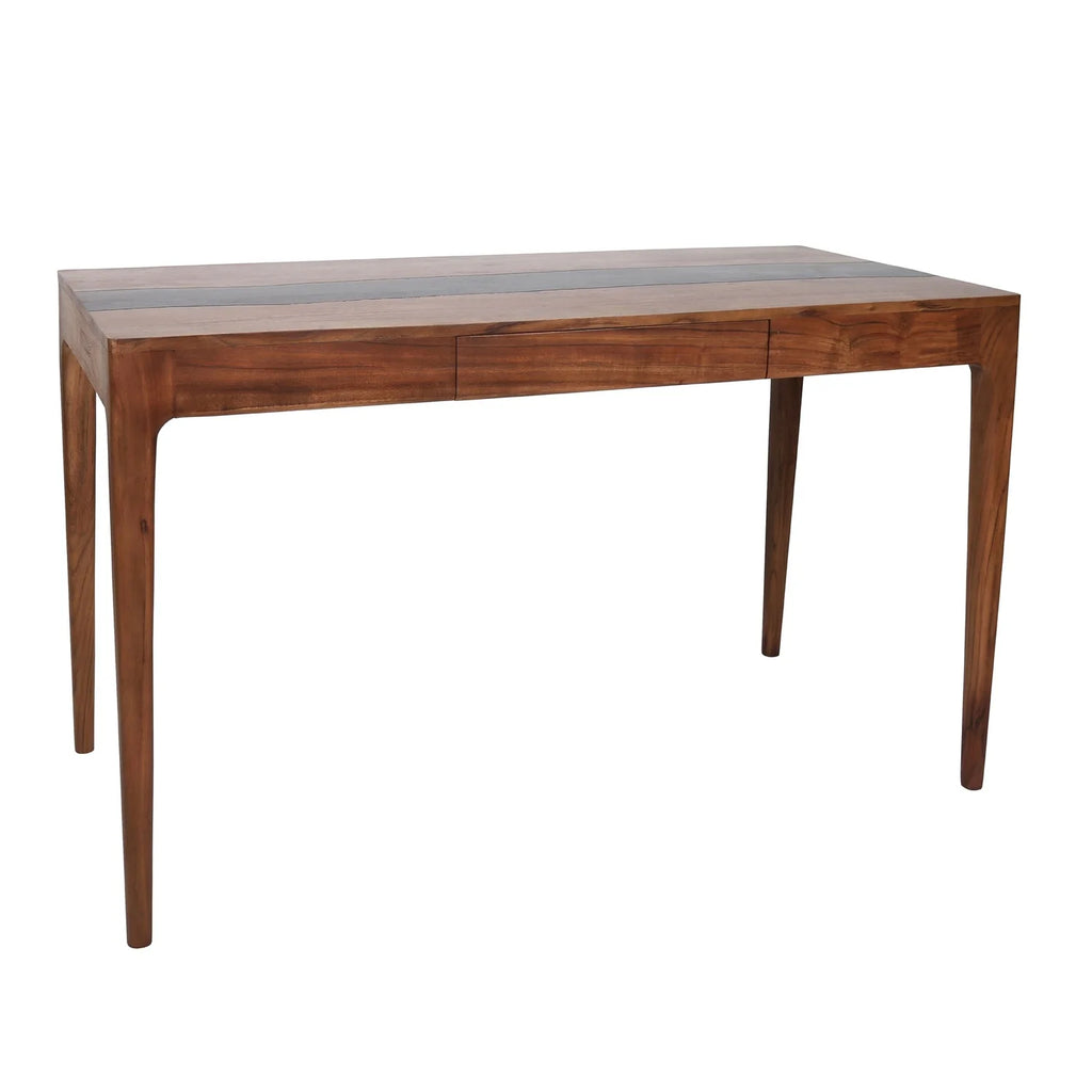 Brown Writing Desk with Drawer Y17462
