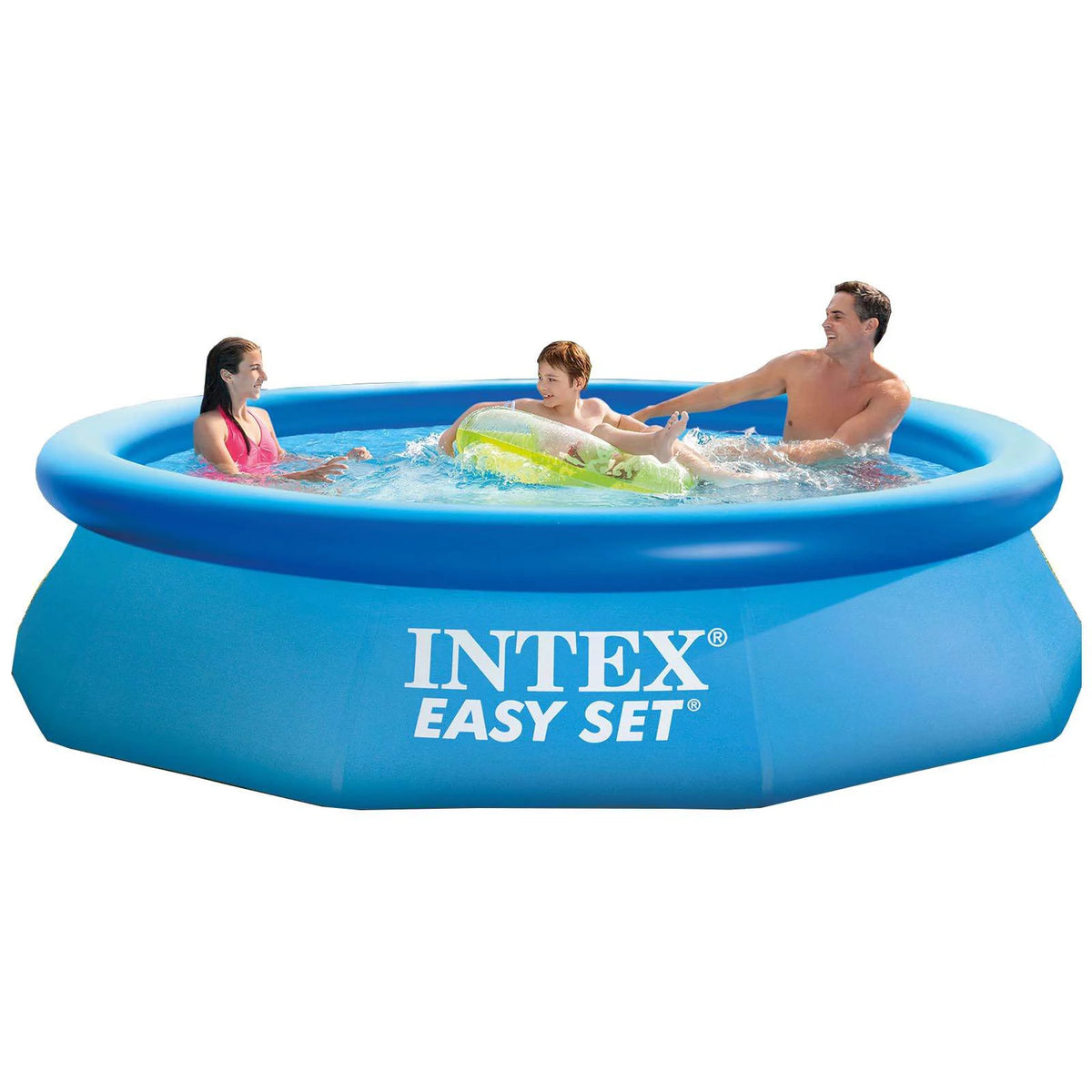 10ft x 30in Inflatable Above Ground Swimming Pool with Pump C853