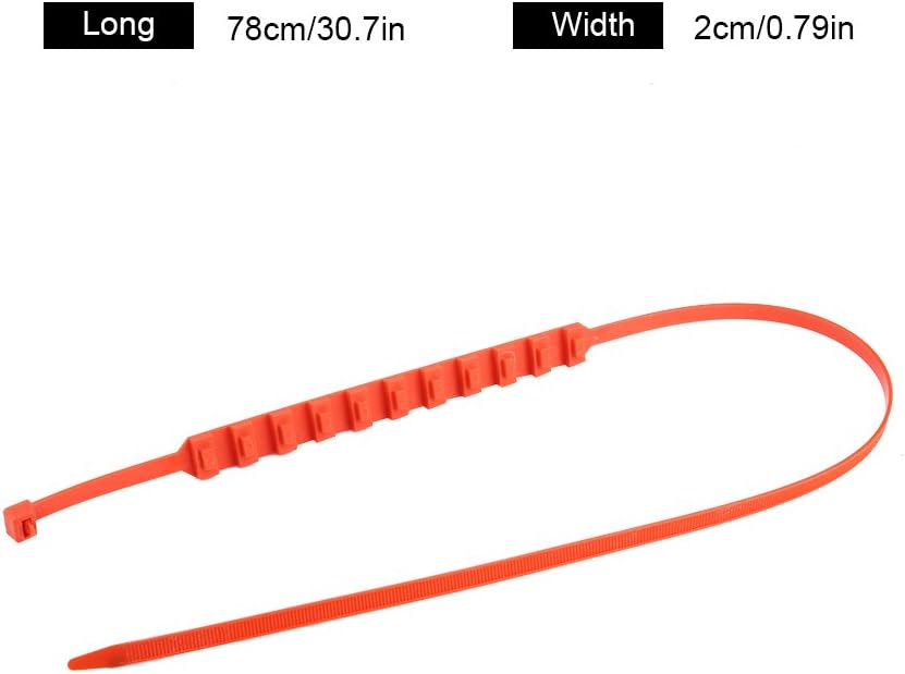 20Pcs Anti-skid Nylon Tyre Chains with 1 Pair of Gloves K4527