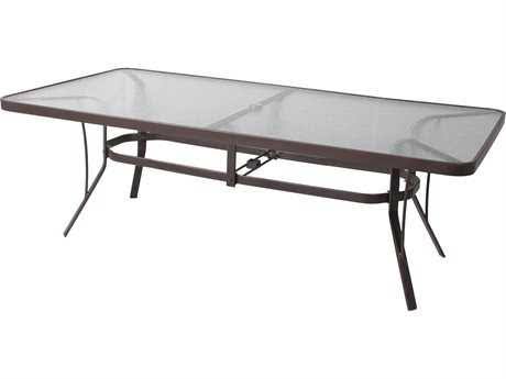Rectangular Glass Top Outdoor Counter Table W795610
