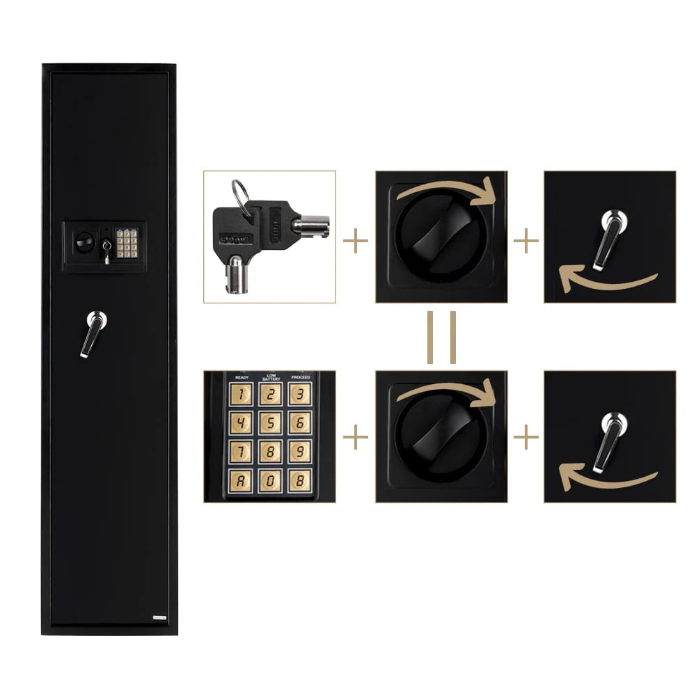 Gun Safe Cabinet with Digital Keypad for 5 Rifles R806