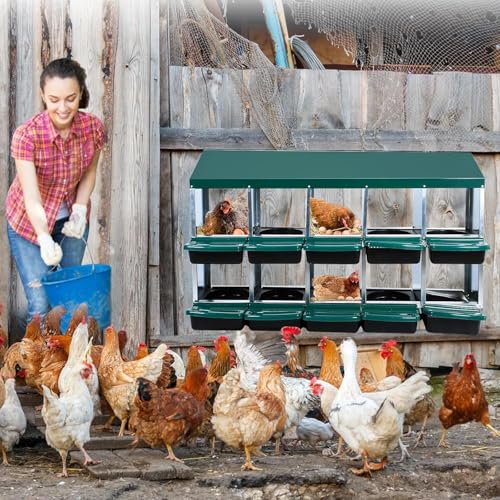 6 Holes Metal Chicken Nesting Boxes A390
