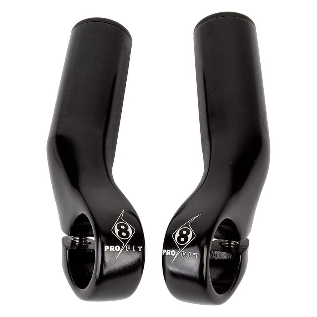 Black Alloy Handlebar End Bar Ends L211