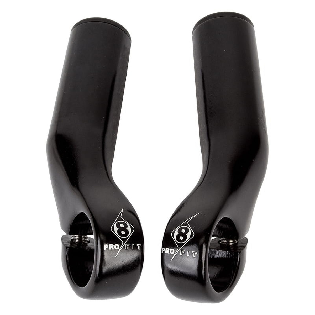 Black Alloy Handlebar End Bar Ends L211