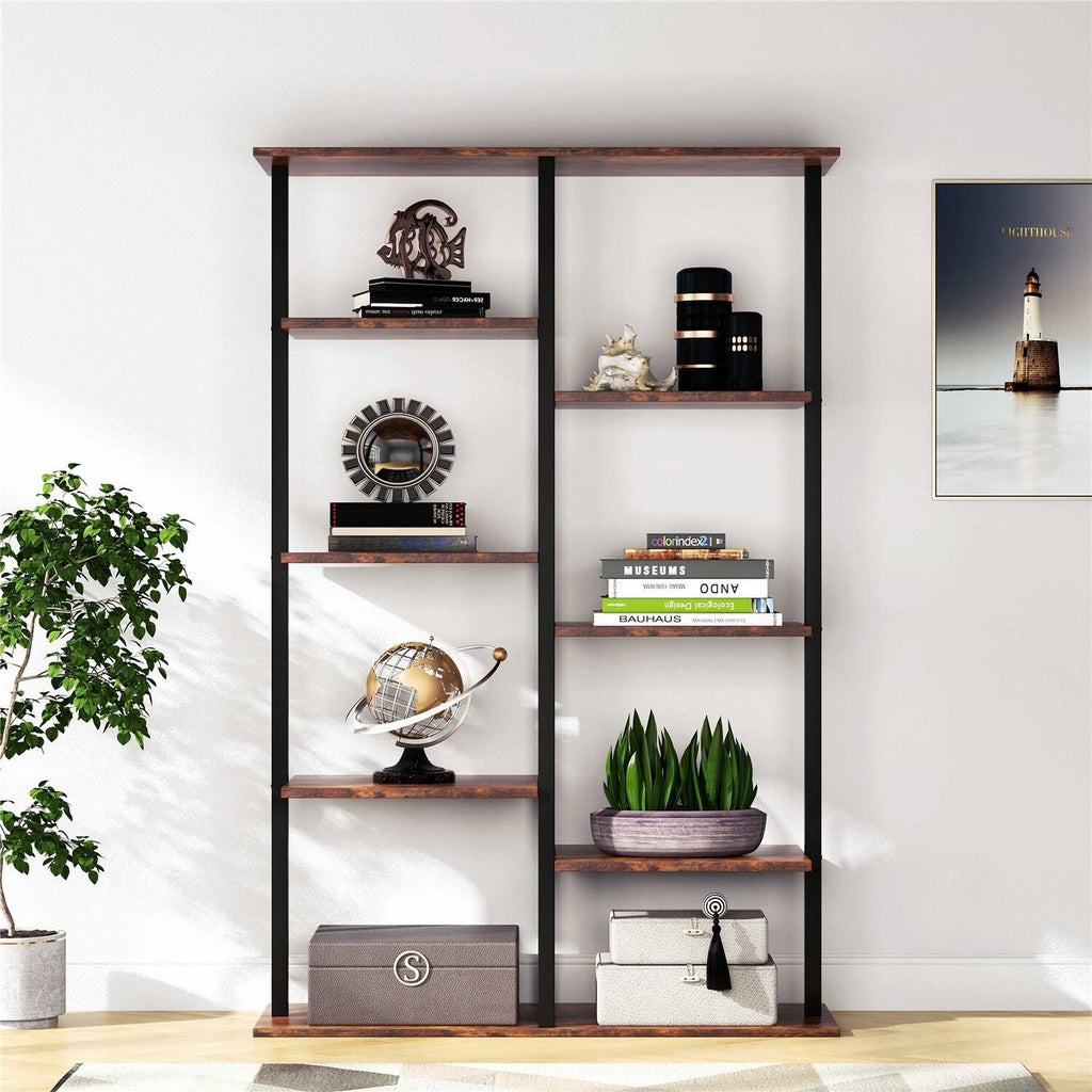 White 5-Tier Ladder Bookcase G197