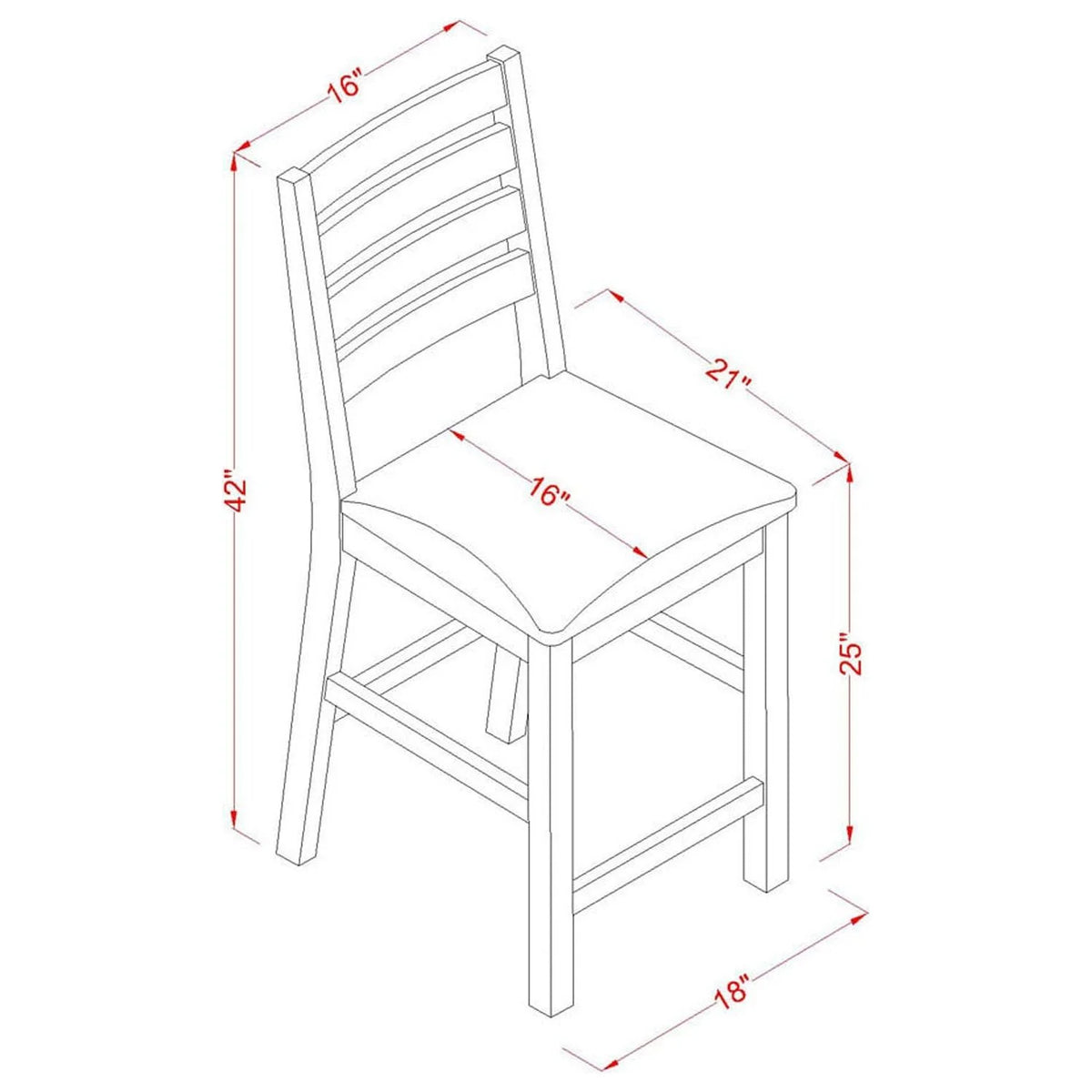 Contemporary Pub Set Table And Chairs X963183