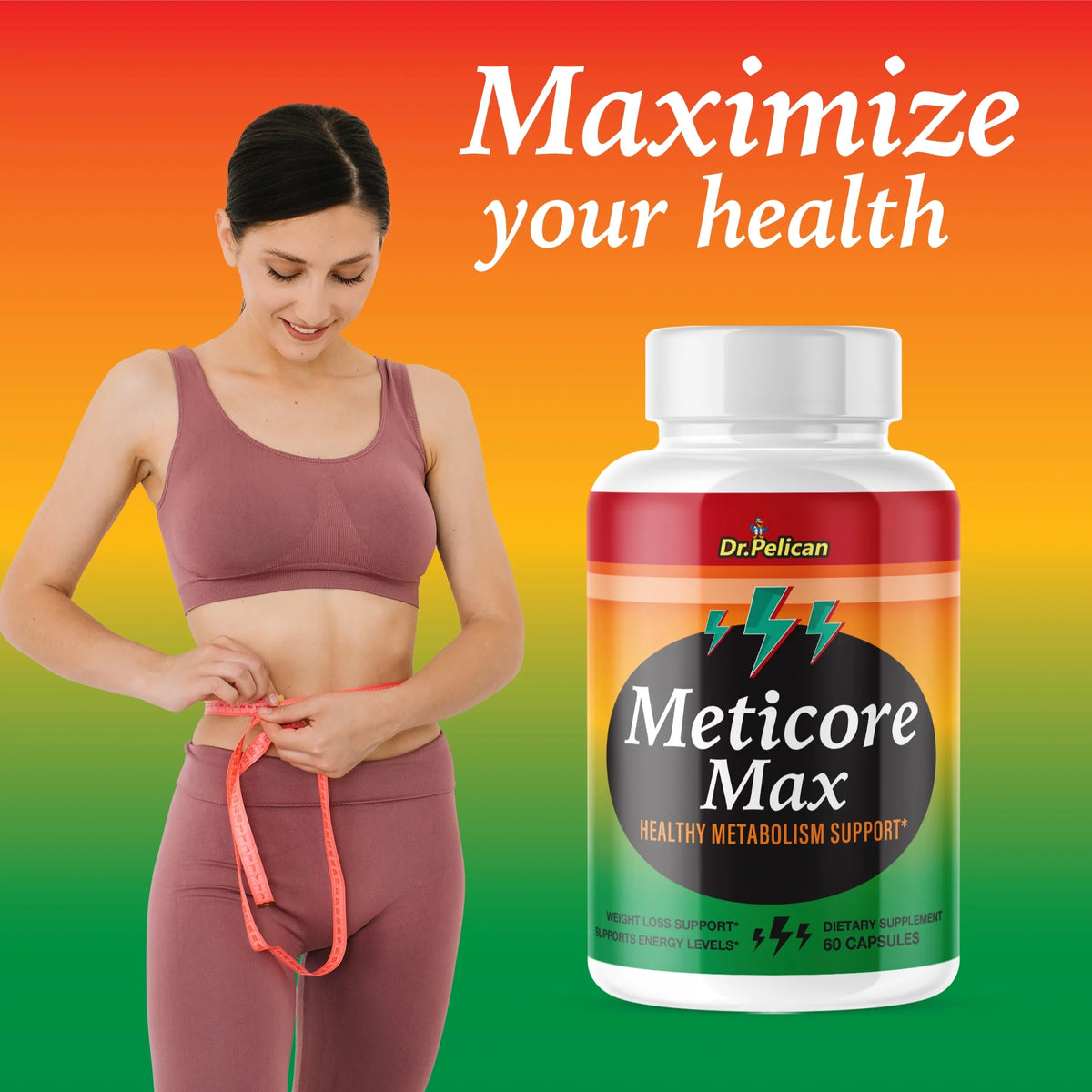 120 Capsules Weight Loss Support Metabolism Energy W43187