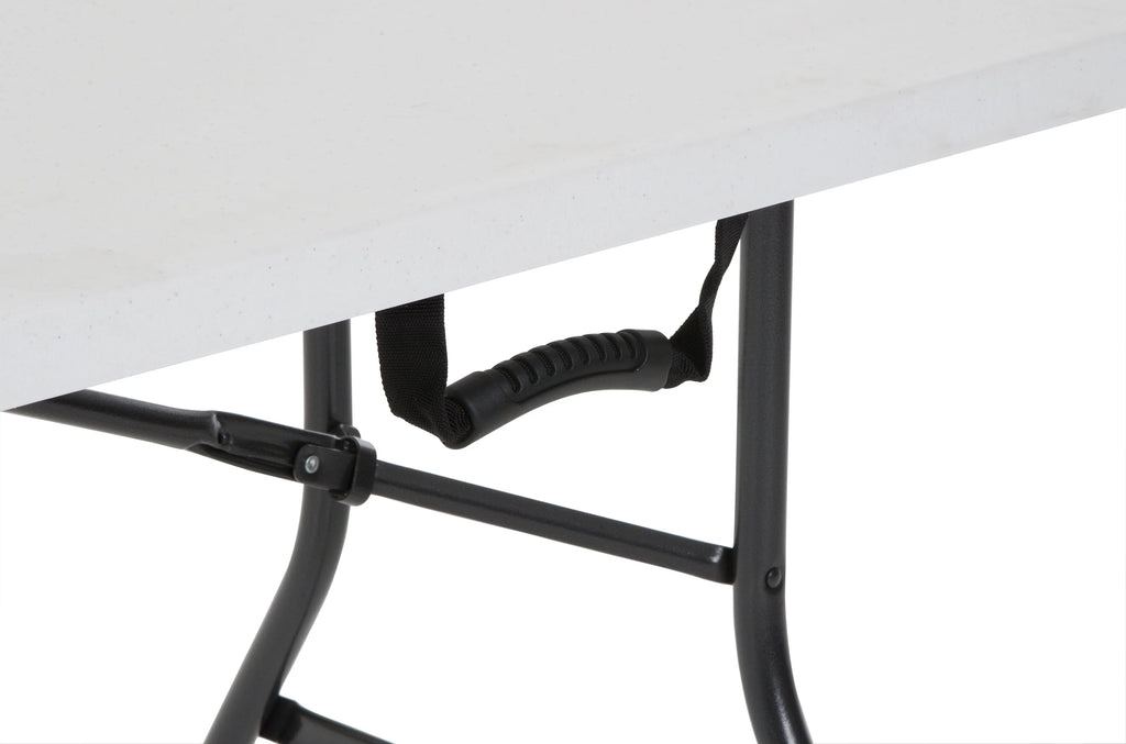 6 Foot Folding Table White Speckle F236