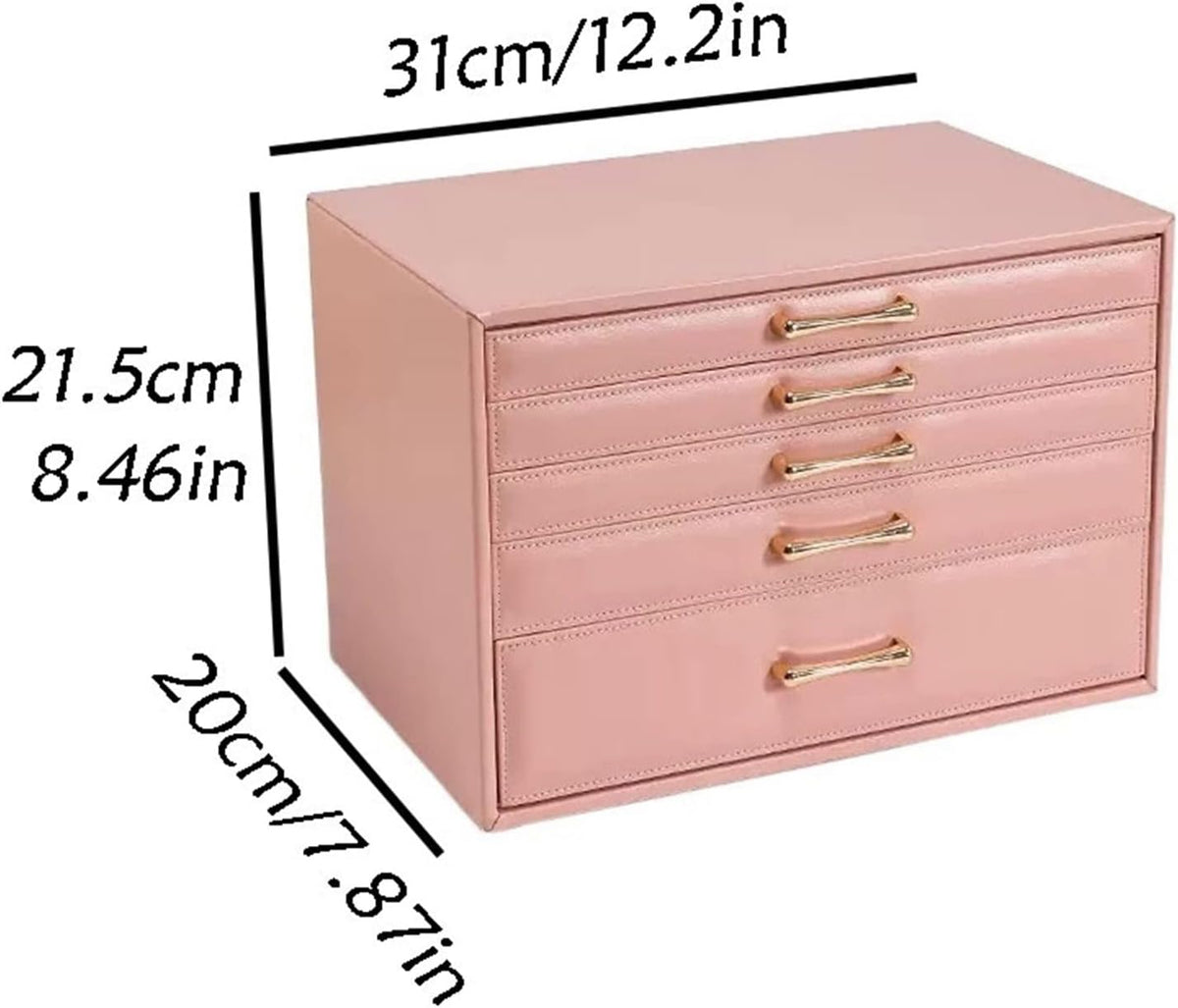 Bianco PU Leather Jewelry Box B330234