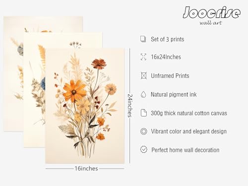 Sage Green Forest Canvas Wall Art Prints Set of 3 12x16 Inch Unframed N674601