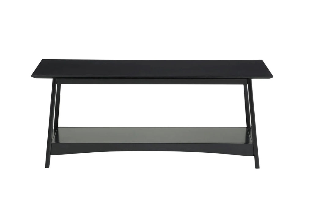 Black Coffee Table with Shelf I39541
