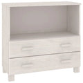 White Solid Wood Pine Sideboard D502
