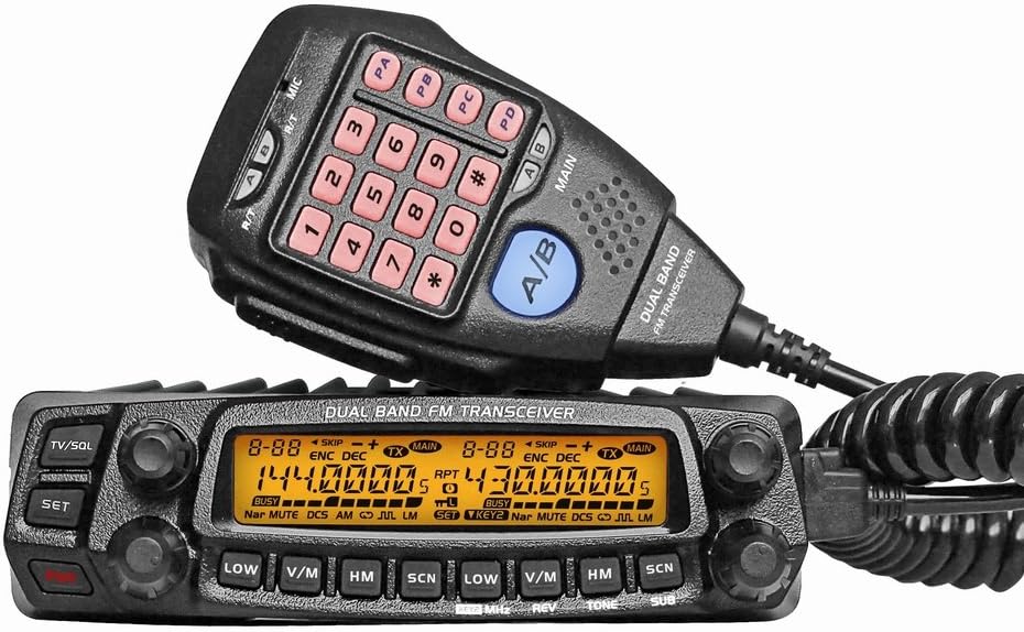Dual Band Mobile Transceiver VHF/UHF Transmitter Vehicle Radio Q9192