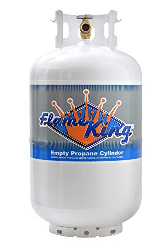 20 Pound Steel Propane Tank Cylinder with Type 1 Valve, White G330