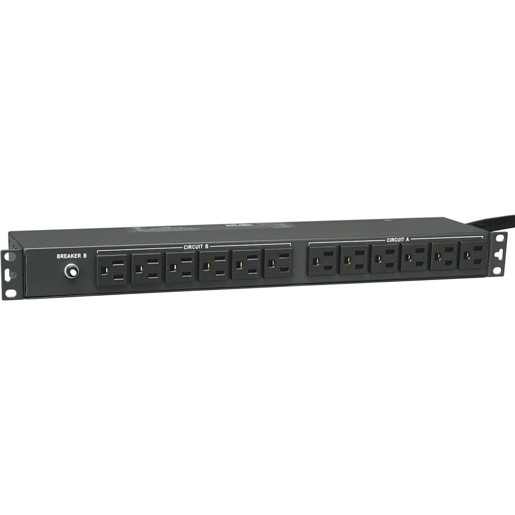 PDU 2.9kW Single-Phase 120V Basic 24 NEMA 5-15R Outlets NEMA L5-30P Input 15 ft. Cord 1U Rack-Mount H186505