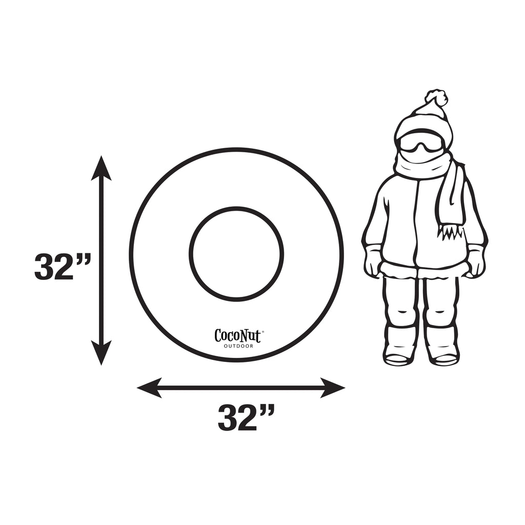 Inflatable Penguin Snow Ring Snow Sled Toboggan K561506