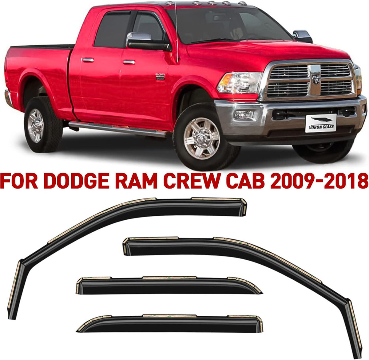 Window Deflectors 4 Pieces F7836