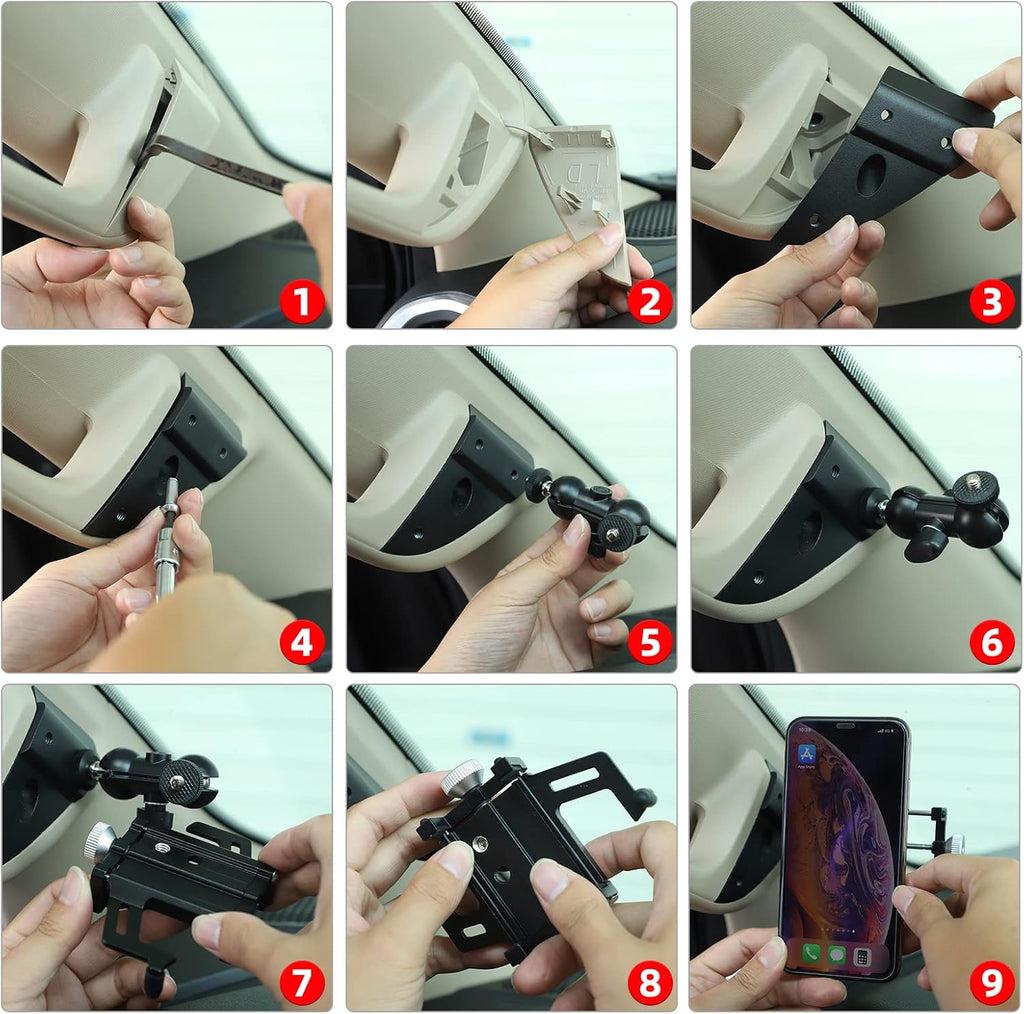 Car A Pillar Cell Phone Holder for Ram 2018-2021 T60522