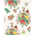 White Floral Peel and Stick Wallpaper C9400