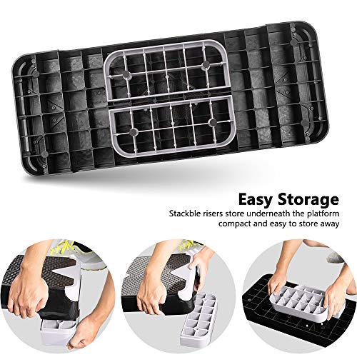 Adjustable Aerobic Stepper with 2 Risers Z42718