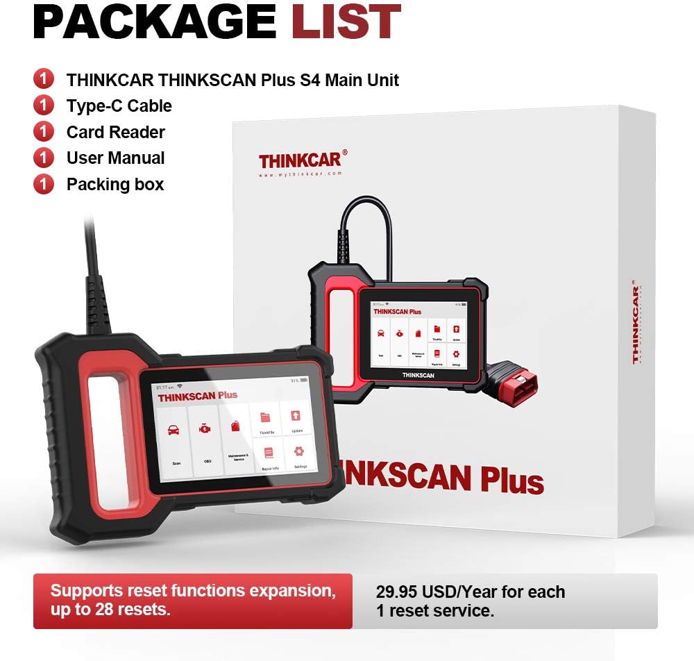 OBD2 Scanner Code Reader with 3 Reset Functions B3936
