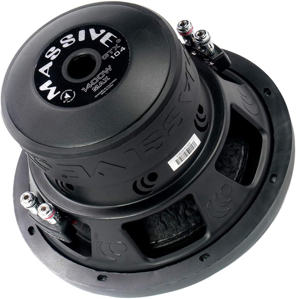 10 Inch 700 Watt RMS Dual 2 Ohm Car Audio Subwoofer D54732
