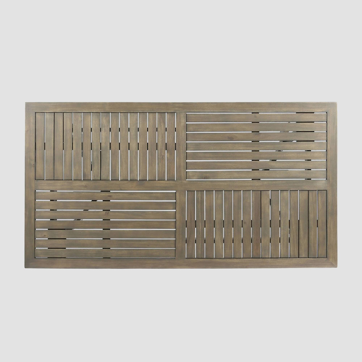 Gray Rectangular Outdoor Dining Table J217