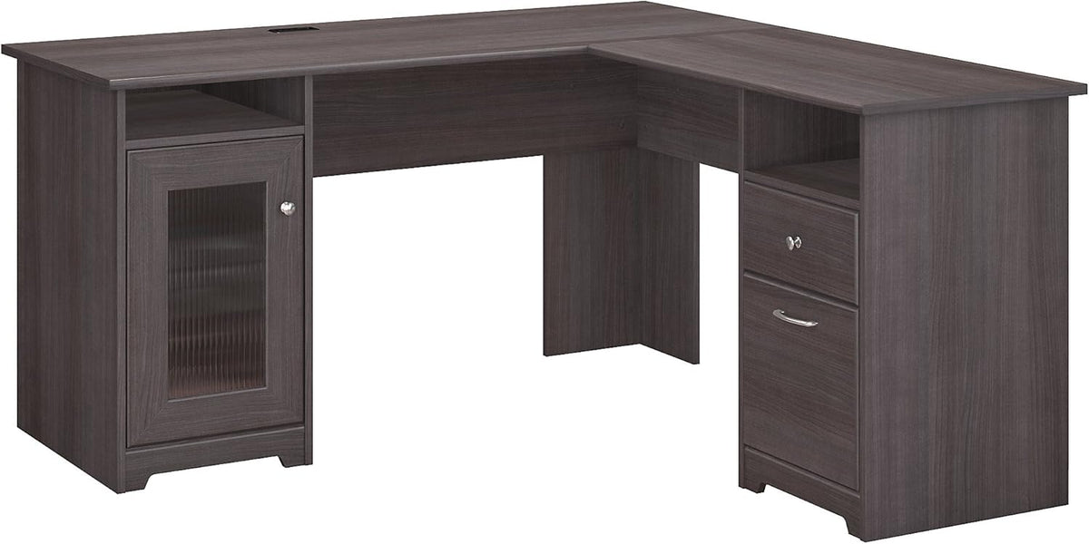 White L Shaped Computer Desk D26690